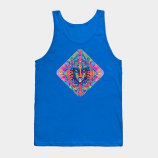 New World Gods (19) - Mesoamerican Inspired Psychedelic Art Tank Top